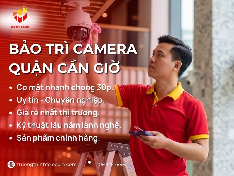 Bảo trì camera Cần giờ