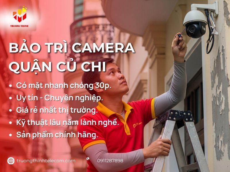 Bảo trì camera Củ chi