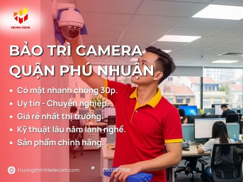Bảo trì camera Quận Phú Nhuận