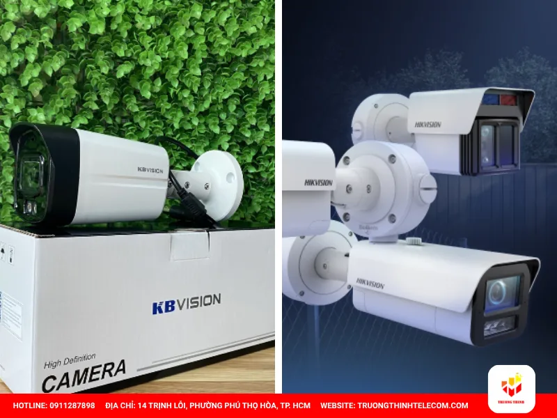 Camera Hikvision hệ thống bảo mật so với KBVISION