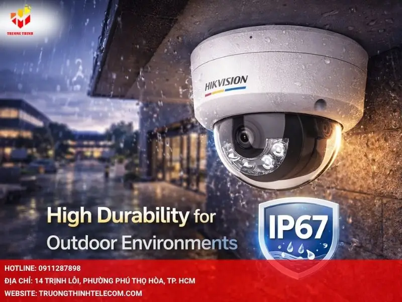 Độ bền cao cho môi trường ngoài trời
