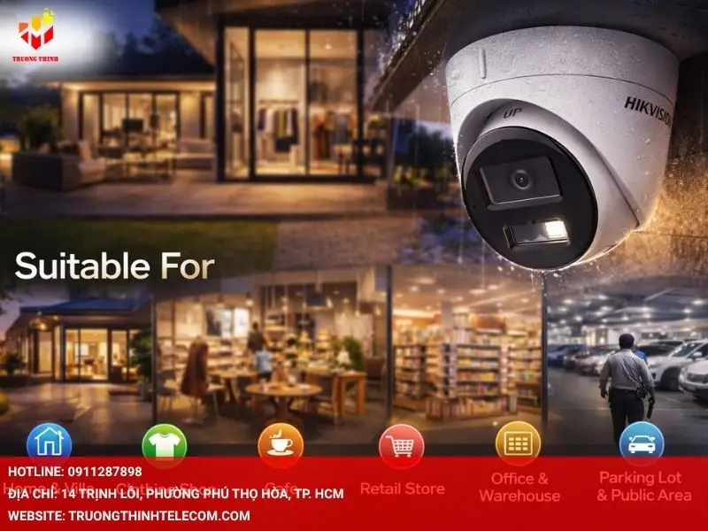 Đối tượng phù hợp với camera Hikvision 4MP DS-2CD1343G2-LIU