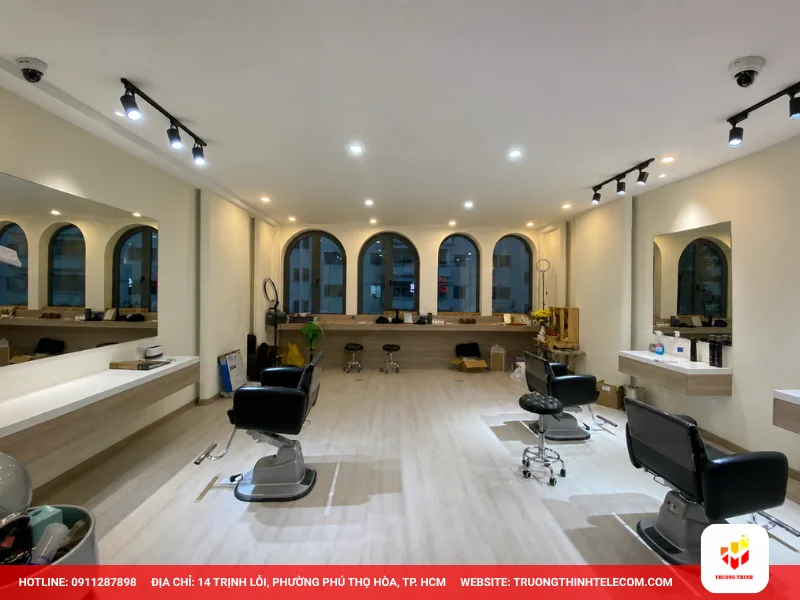 Dự án lắp camera cho salon tóc tại Phú Nhuận