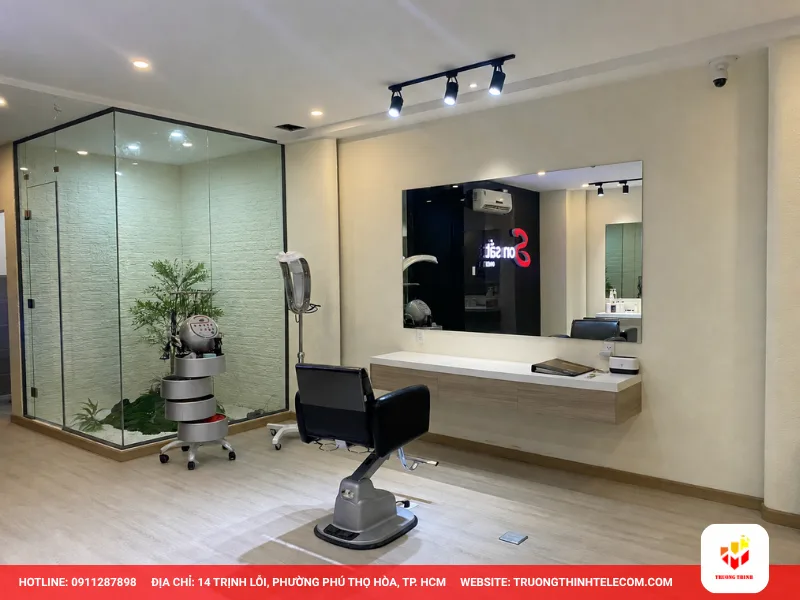 Dự án lắp camera cho salon tóc tại Phú Nhuận