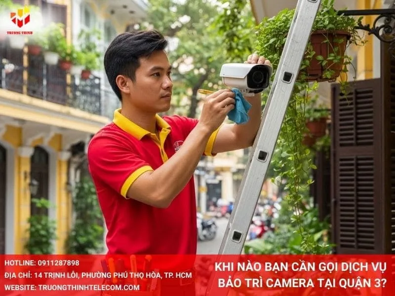 Khi nào bạn cần gọi dịch vụ bảo trì camera tại Quận 3?