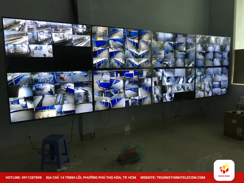 Lắp camera nhà xưởng, kho Quận 7 trên 1.500m²
