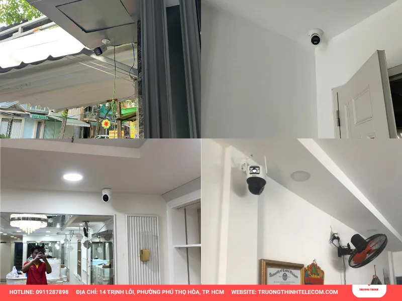 Lắp đặt hệ thống camera cho nhà ở