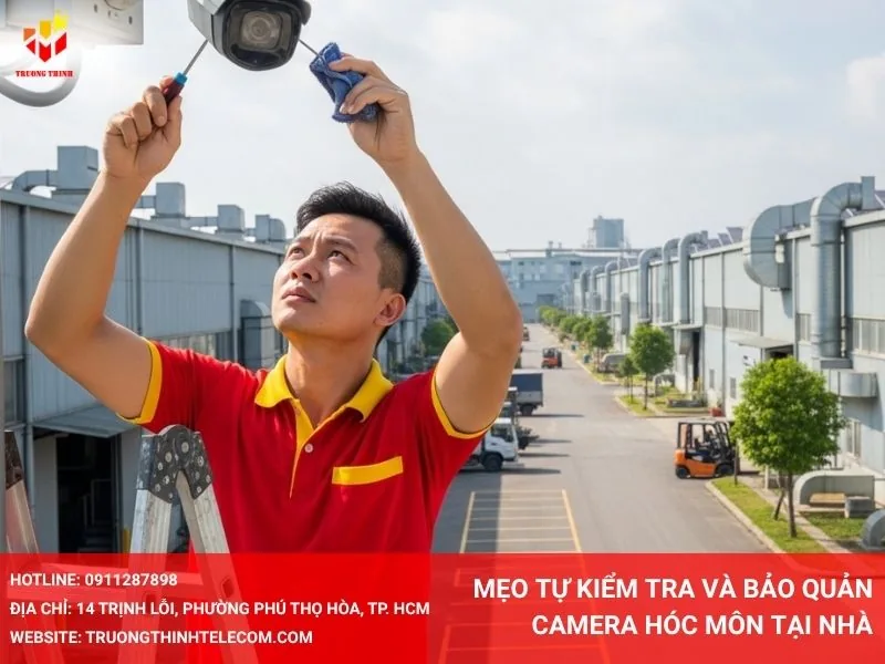 Mẹo tự kiểm tra và bảo quản camera Hóc Môn tại nhà