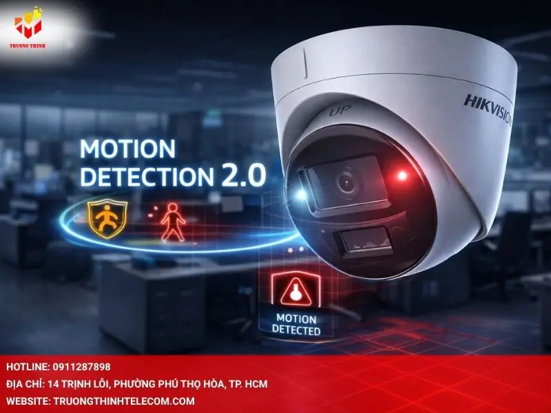 Phân loại đối tượng nhờ AI (Motion Detection 2.0) của DS-2CD1323G2-LIU