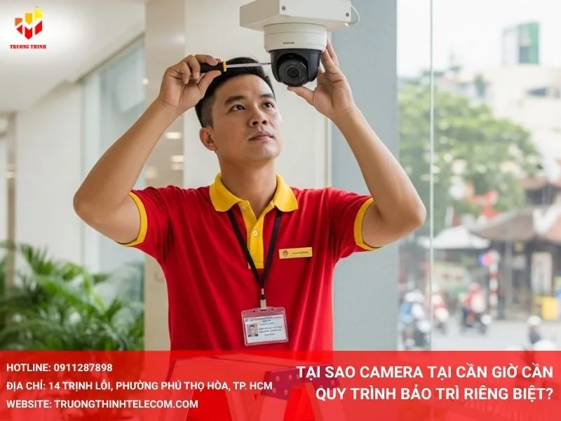 Tại sao camera tại Cần Giờ cần quy trình bảo trì riêng biệt?