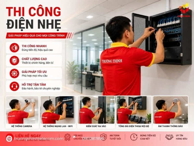 thi công điện nhẹ