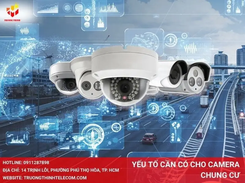 Yếu tố cần có cho camera giám sát chung cư