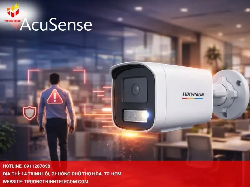 Công nghệ AcuSense của camera DS-2CD1T47G2H-LIU giảm báo động giả