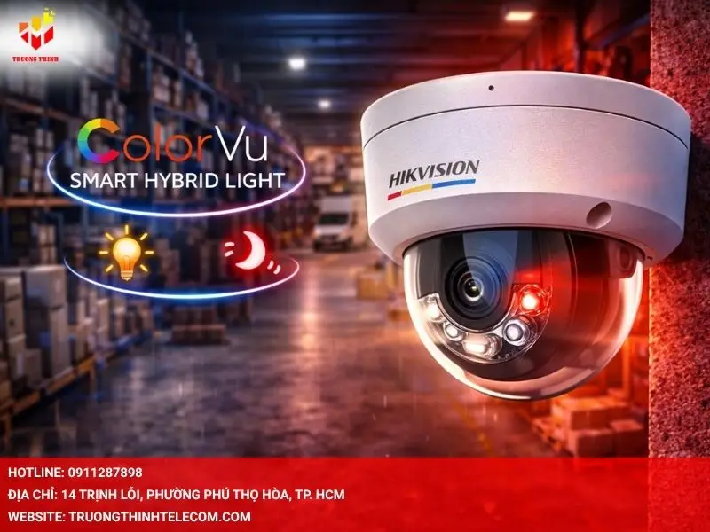 Công nghệ ColorVu và Smart Hybrid Light của camera DS-2CD1147G2H-LIU