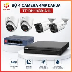 Trọn 4 camera Dahua TT-DH-1439-A-IL