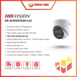 Camera Hikvision DS-2CD1347G2H-LIU