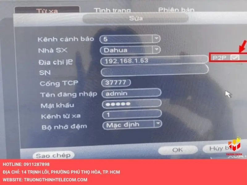 Hướng dẫn thêm camera IP vào đầu ghi Dahua bằng mã P2P