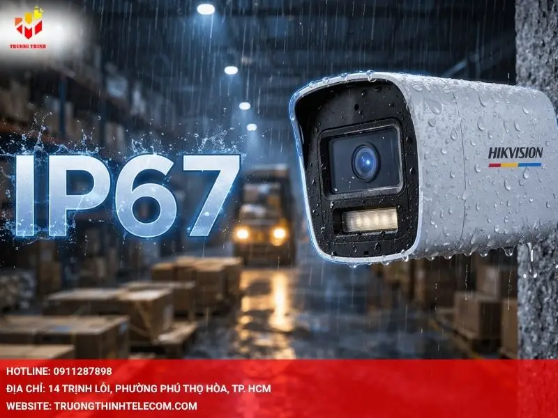 Khả năng chống chịu thời tiết khắc nghiệt (IP67) của DS-2CD1047G2H-LIU