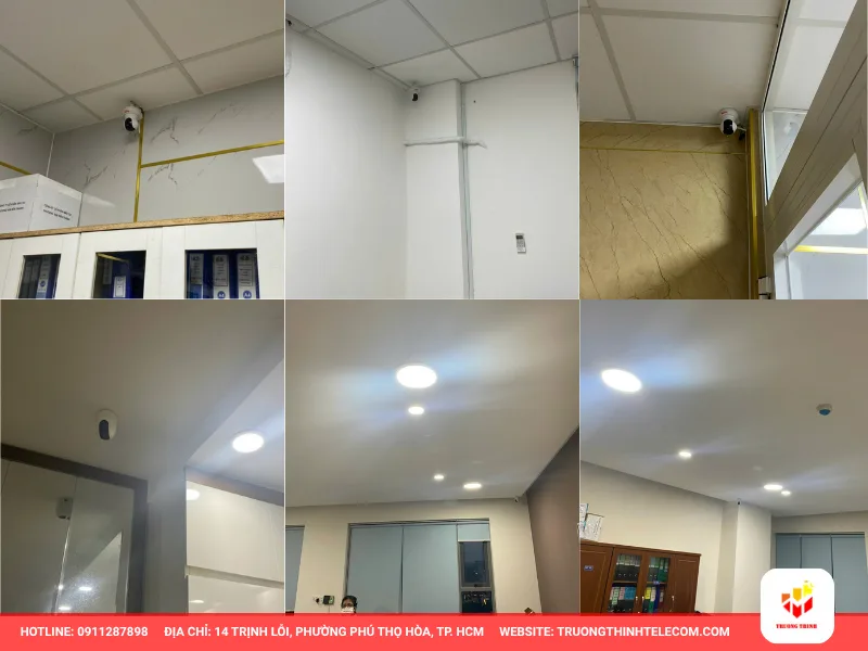 Lắp đặt hệ thống camera văn phòng làm việc (06 CAMERA)