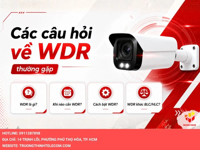Các câu hỏi liên quan đến WDR
