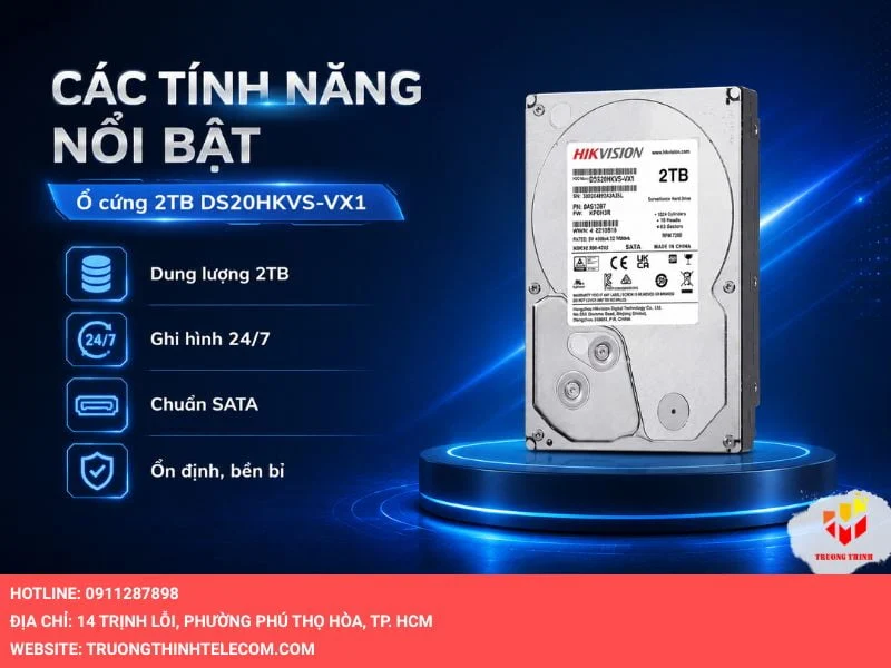 Các tính năng nổi bật của Ổ cứng 2TB DS20HKVS-VX1