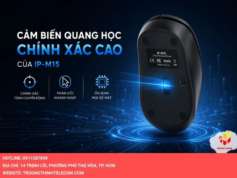 Cảm biến quang học chính xác cao của IP-M15