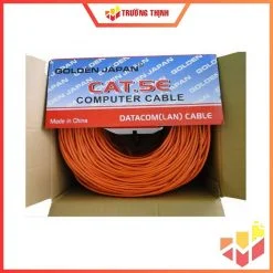 Dây cáp mạng GOLDEN JAPAN 4 PAIR UTP CAT 5E 100M Màu Cam