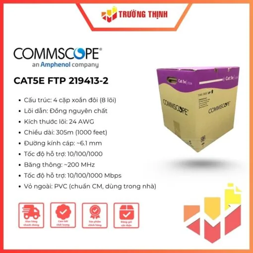 Cáp mạng Commscope Cat5e FTP 219413-2