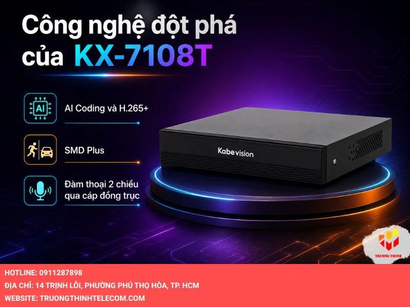 Những công nghệ đột phá làm nên sức mạnh của KX-7108T