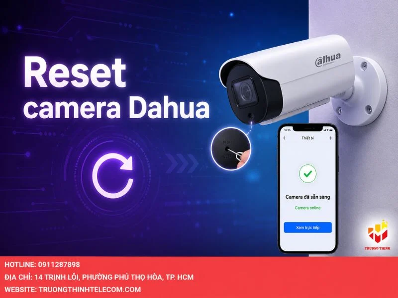 Reset camera Dahua
