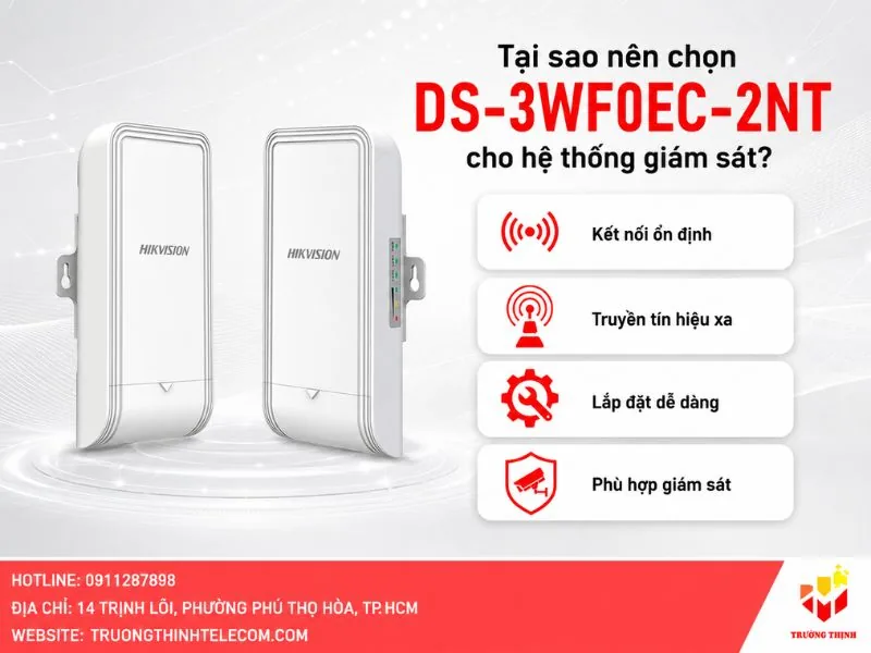 Tại sao nên chọn DS-3WF0EC-2NT cho hệ thống giám sát?