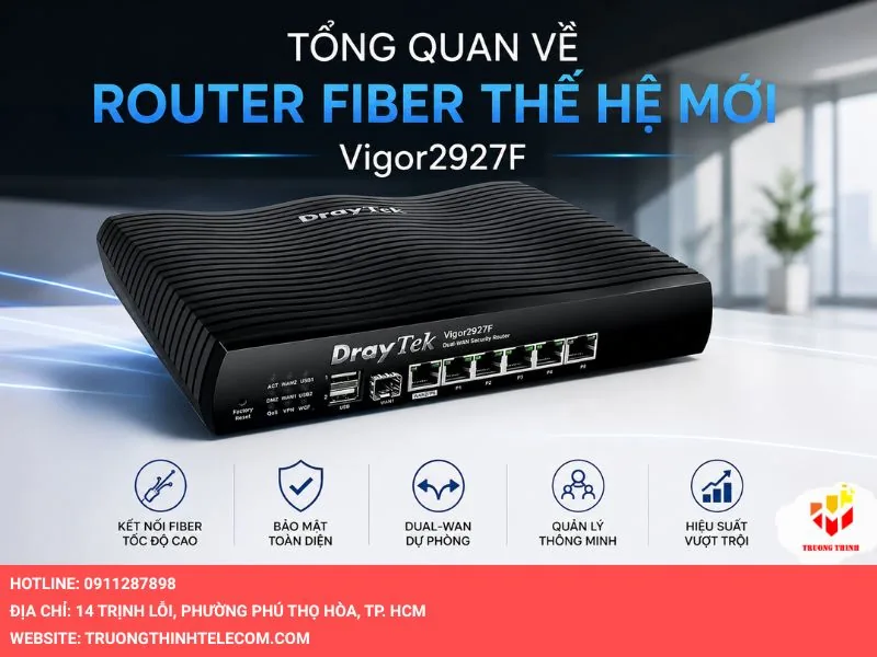 Tổng quan về Router Fiber thế hệ mới Vigor2927F