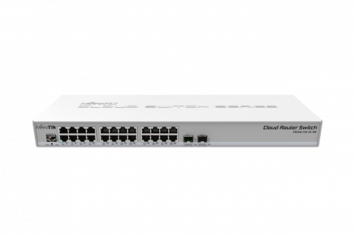 Switch MikroTik CRS326-24G-2S+RM 24 Gigabit, 2 SFP+ 10G