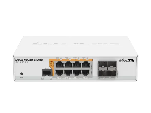 Switch MikroTik CRS112-8P-4S-IN