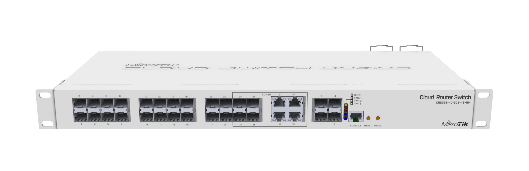 Switch MikroTik CRS328-4C-20S-4S+RM 20 SFP, 4 SFP+ 10G