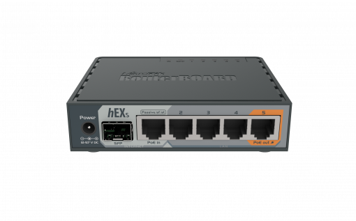 Router MikroTik hEX S RB760iGS 5 cổng Gigabit, 1 khe SFP