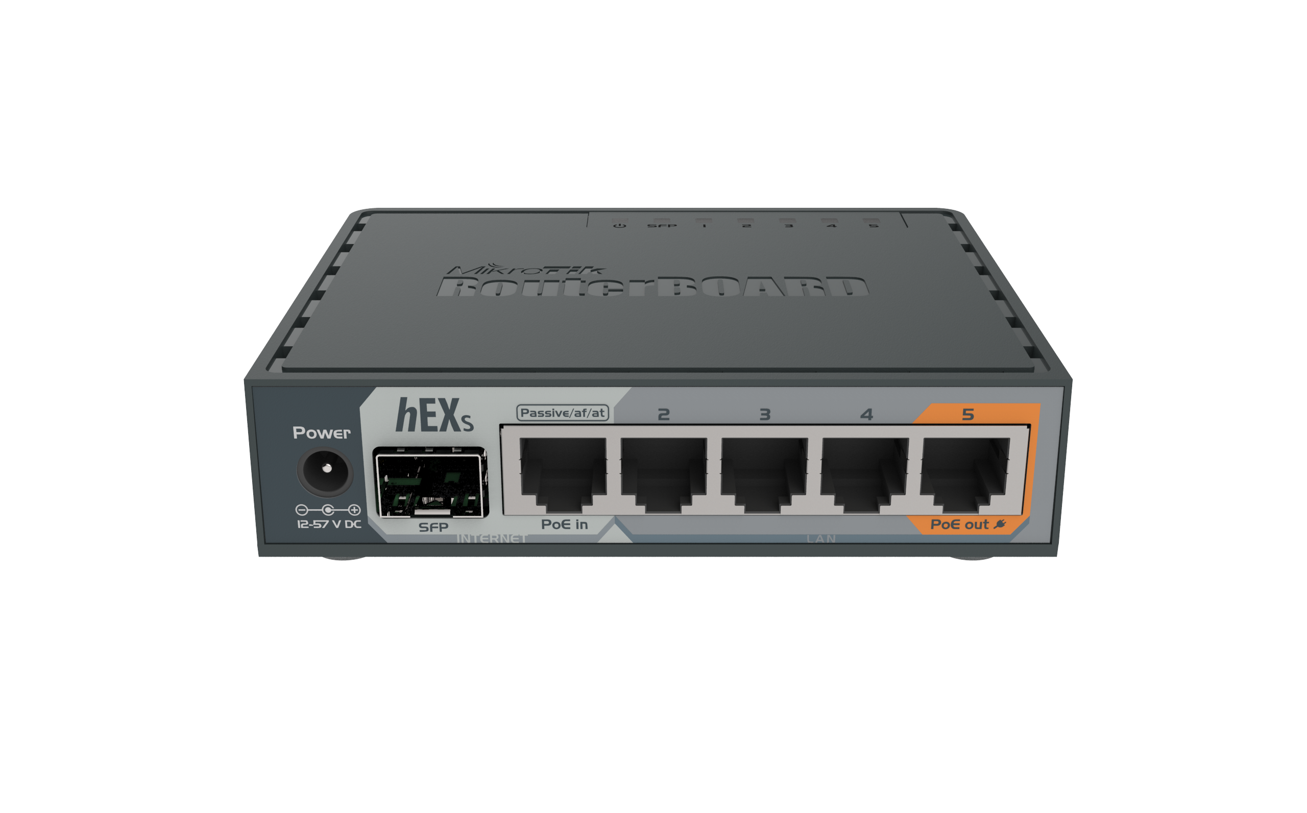 Router MikroTik hEX S RB760iGS 5 cổng Gigabit, 1 khe SFP