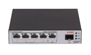 H3C S1600V2-6P-HPWR – Switch Web Managed PoE+ 5GE + 1 SFP