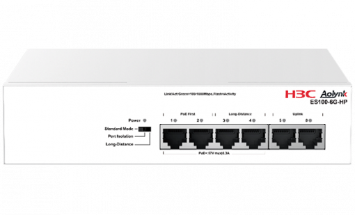 Switch PoE+ Unmanaged AOLYNK ES100-6G-HP 6 cổng Gigabit