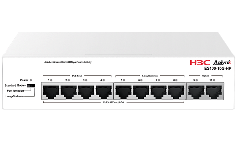 AOLYNK ES100-10G-HP - Switch Unmanaged PoE