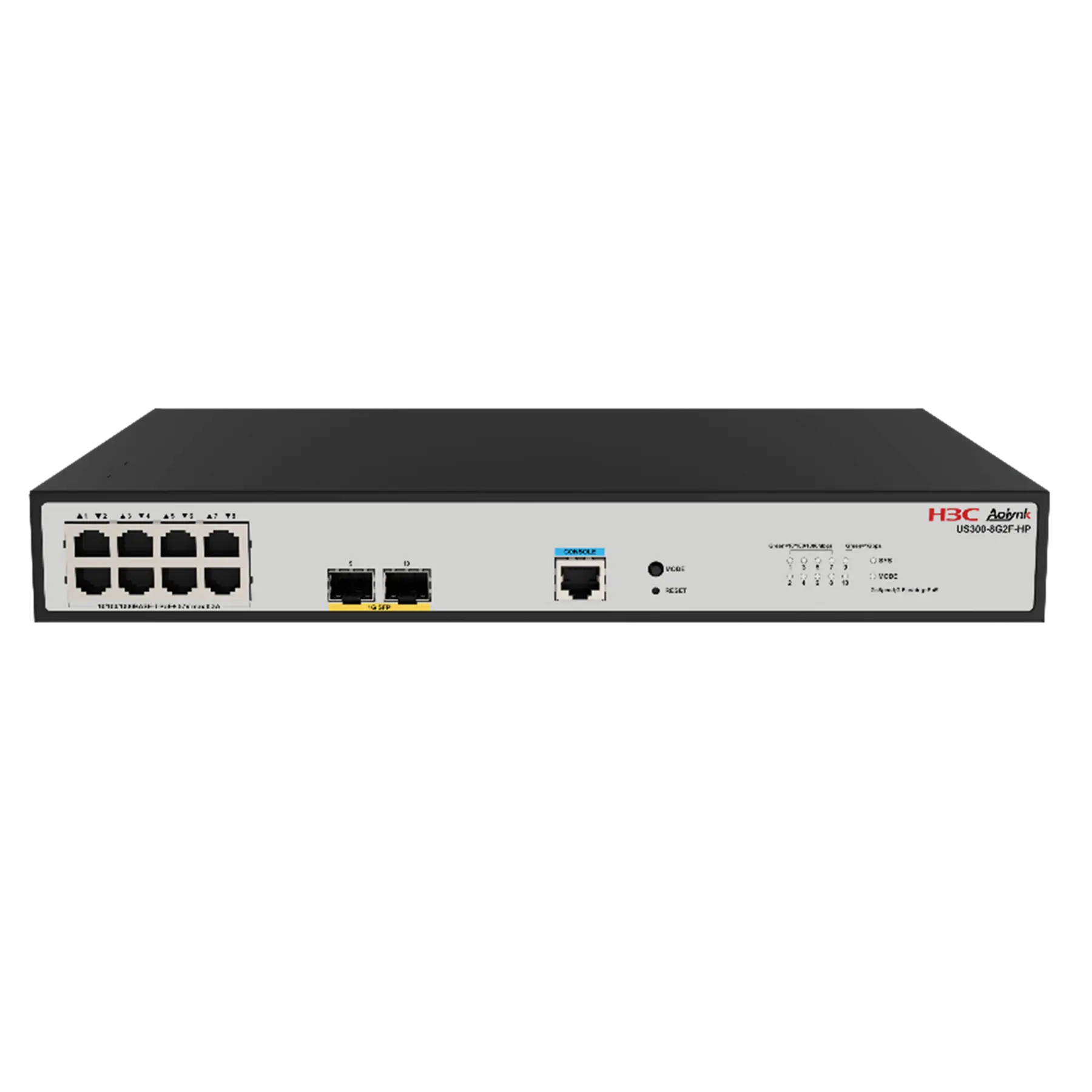H3C US300-8G2F-HP - Switch Layer 2 PoE