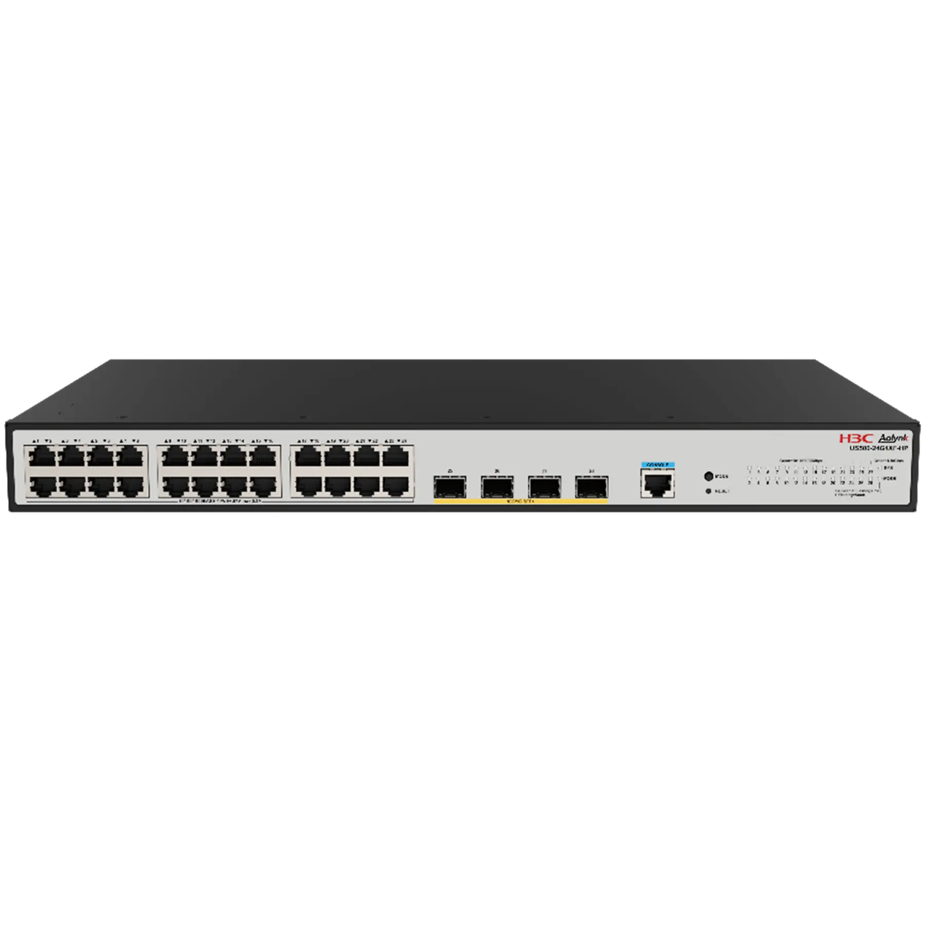 H3C US500-24G4XF-HP - Switch Layer 3 PoE UPLINK 10G