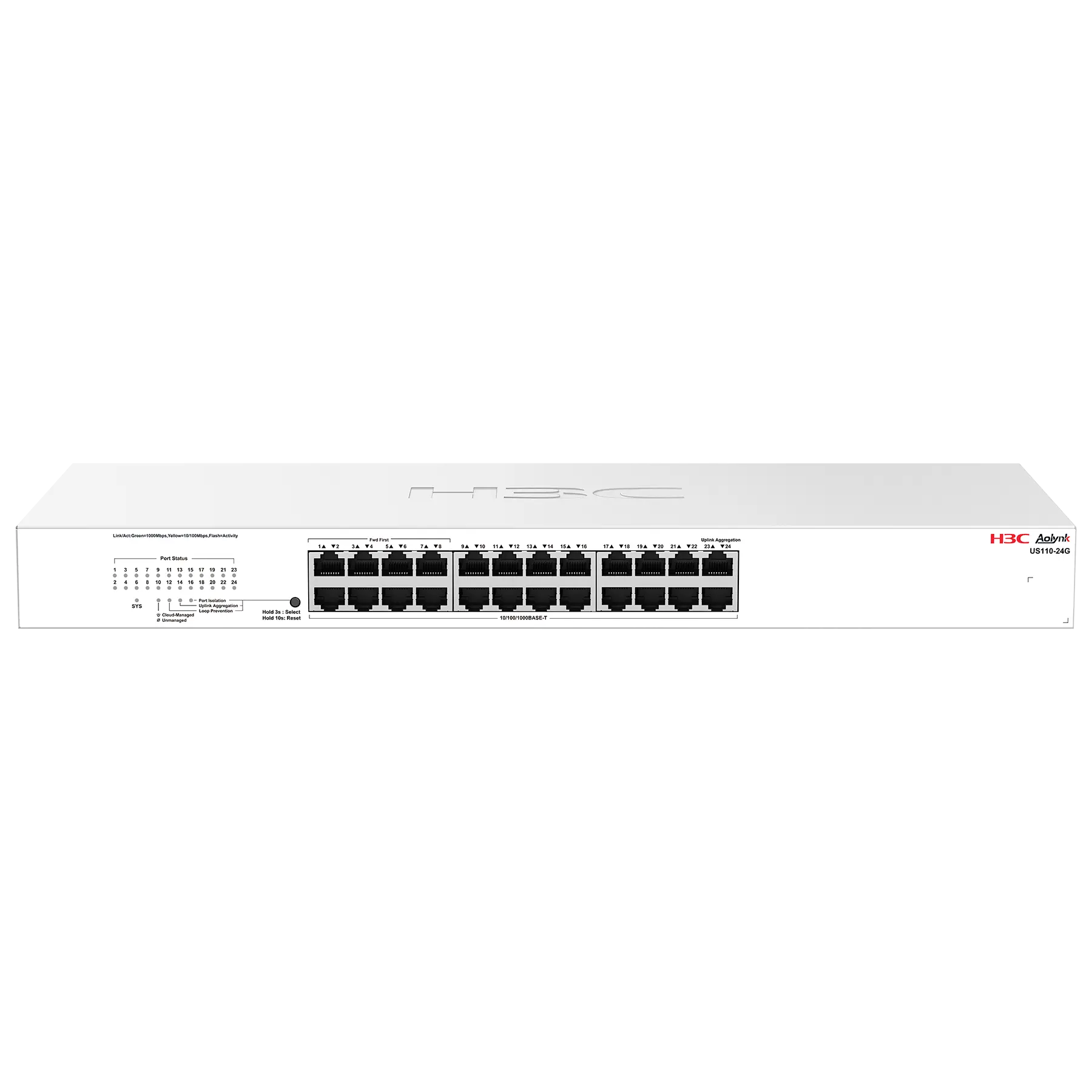 AOLYNK US110-24G - Switch Cloud Managed (no web managed)