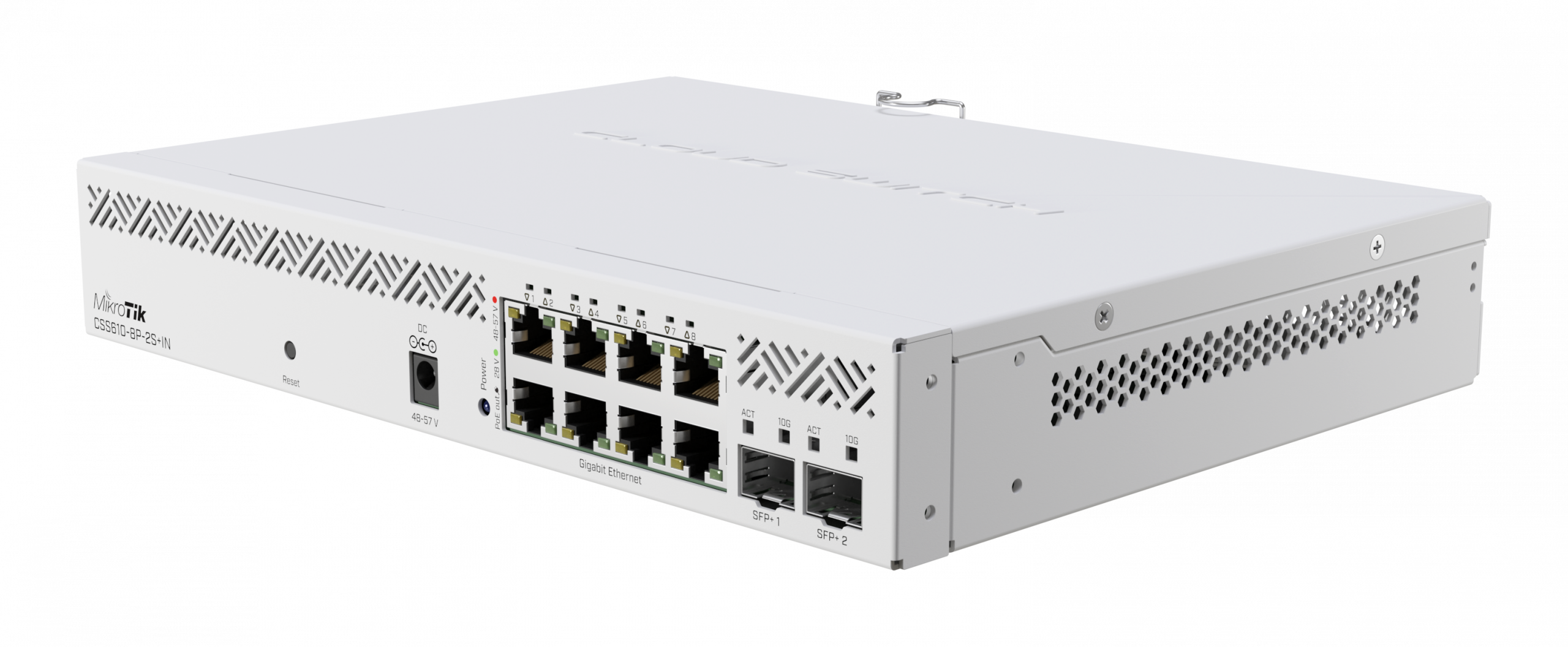 Switch PoE MikroTik CSS610-8P-2S+IN 8 Gigabit, 2 SFP+ 10G