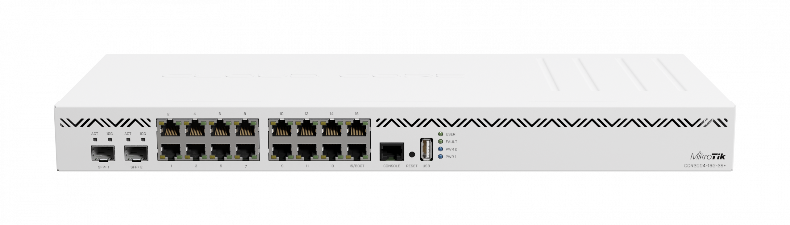 Router MikroTik CCR2004-16G-2S+ 16 cổng Gigabit, 2 SFP+ 10G