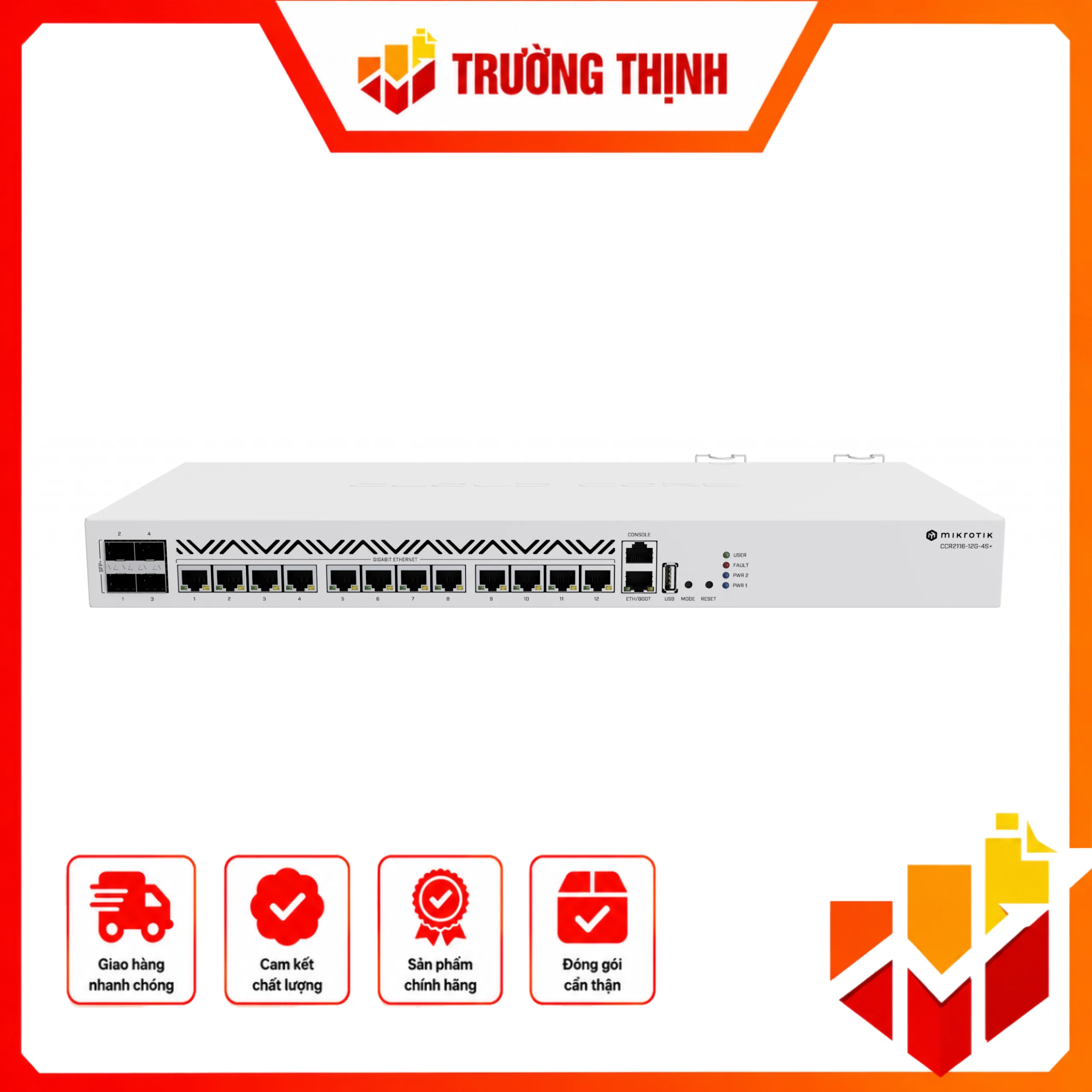 Router MikroTik CCR2116-12G-4S+