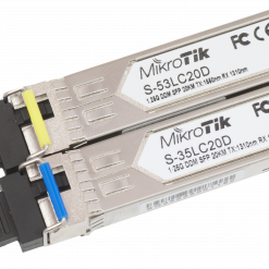 Bộ 2 module quang MikroTik S-3553LC20D SFP 1.25G BiDi 20km