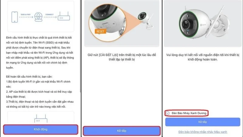 Cách đổi wifi Ezviz bằng cách reset và thêm lại camera