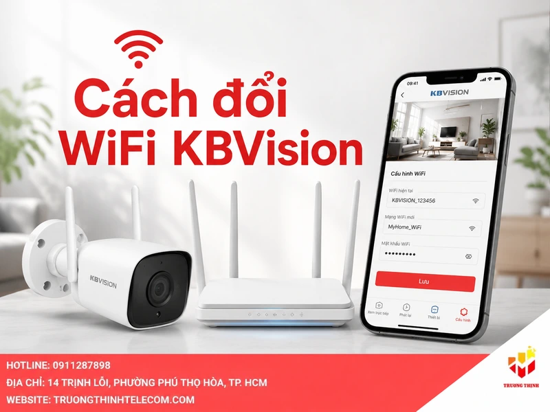 Cách đổi wifi KBVision