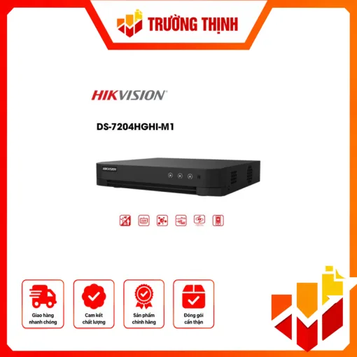 Đầu ghi DVR Hikvision IDS-7208HUHI-M1/T chính hãng, dùng cho hệ thống camera Turbo HD/Analog, phù hợp nâng cấp và lưu trữ hình ảnh.